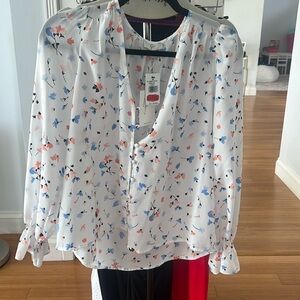 Flower blouse new with tags